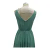 Fleur Pine Chiffon A-Line Dress - Detail View 4