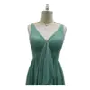 Fleur Pine Chiffon A-Line Dress - Detail View 3