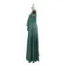 Fleur Pine Chiffon A-Line Dress - Detail View 2
