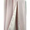 Evelyn Pale Pink Chiffon Slit Dress - Craftsmanship Detail 1