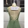 Elowen Fern Chiffon Lace Applique A-Line Gown - Craftsmanship Detail 2